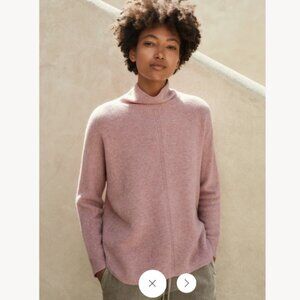 Poetry 100% Cashmere Funnel Neck Sweater Size US8 Medium